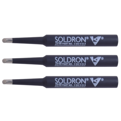 25w FLAT SOLDRON BIT ceramic black Bit 25 watt