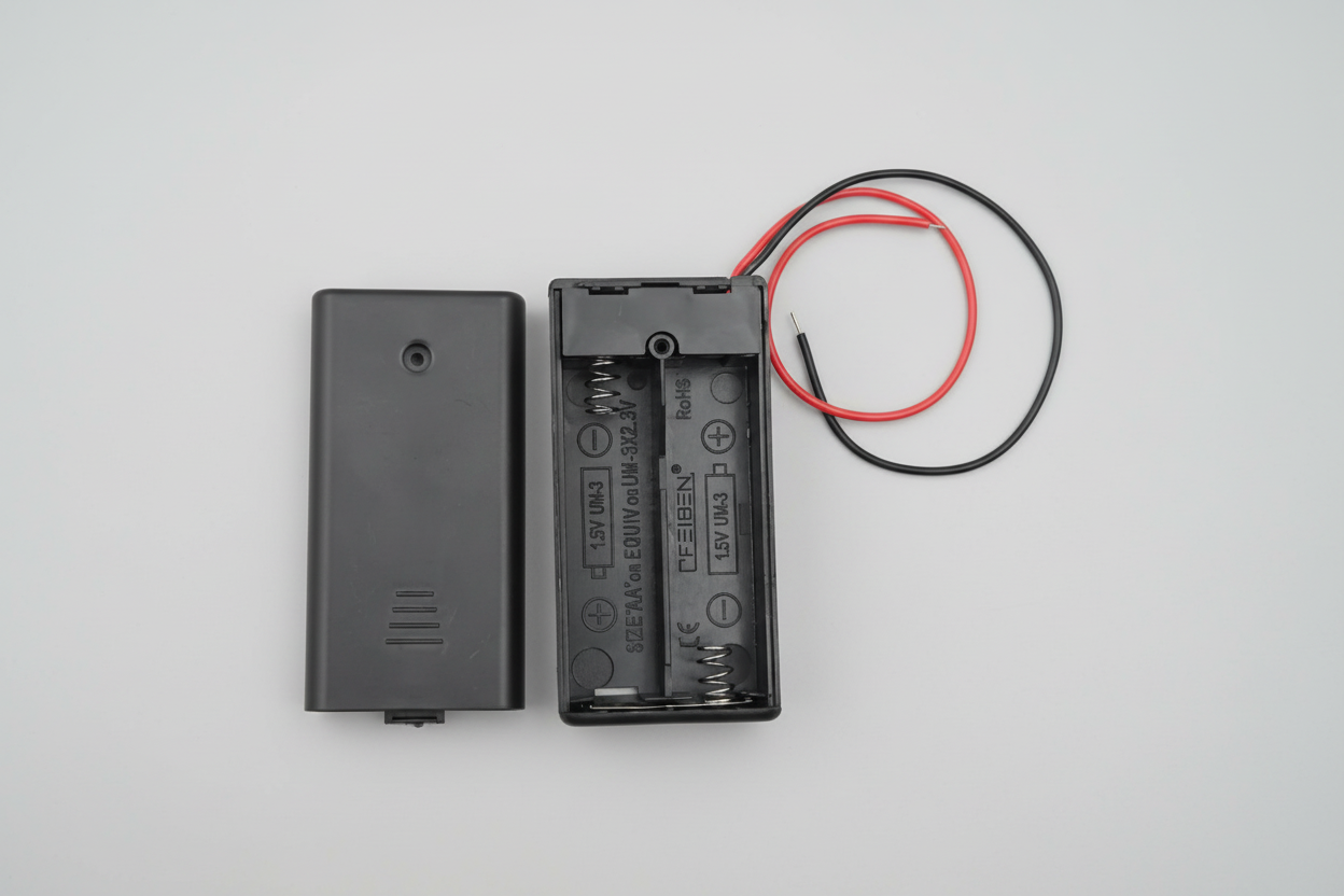 2 Cell AA battery Holder WITH SWITCH