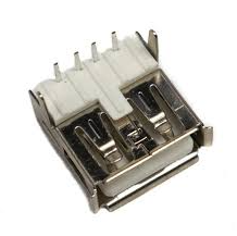 USB 2.0 Type-A Female Right Angle Receptacle