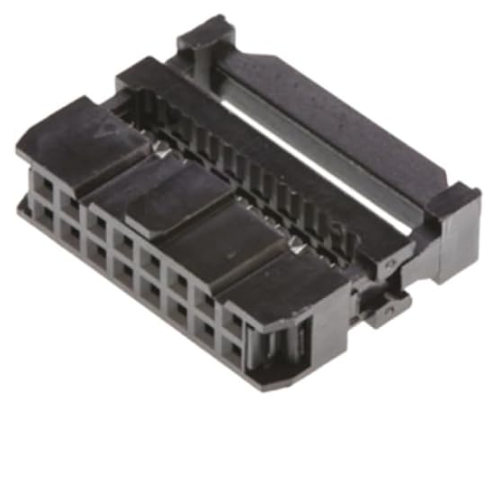 16 Pin Female Frc Connector 2.54mm Pitch