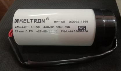 25uF 440V CAPACITOR 25MFD KELTRON AC 440v-cap-25