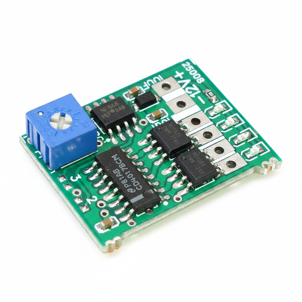 4 Channel DC LED Light Chaser Module 5–12V 5A CD4017 + NE555 Without Speed Control