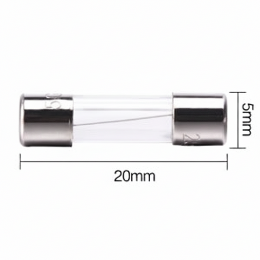 0.05A Glass Fuse 5x20mm Glass Tube Protectron