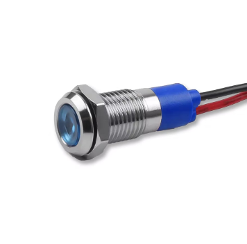 SE203 BLUE metal Indicator Light 220V AC Panel Mounting LED
