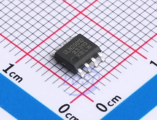 ULN2001DTR SMD Transistor 3 channel darlington transistor SOP8 XBLW  50V 500mA ULN2001DTR(XBLW)