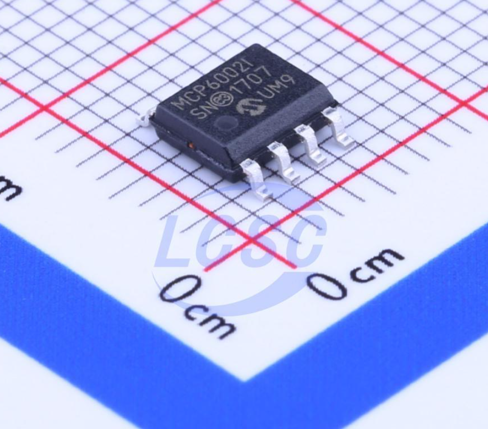 MCP6002T-I/SN SOIC8 SMD 1 MHz Op Amp