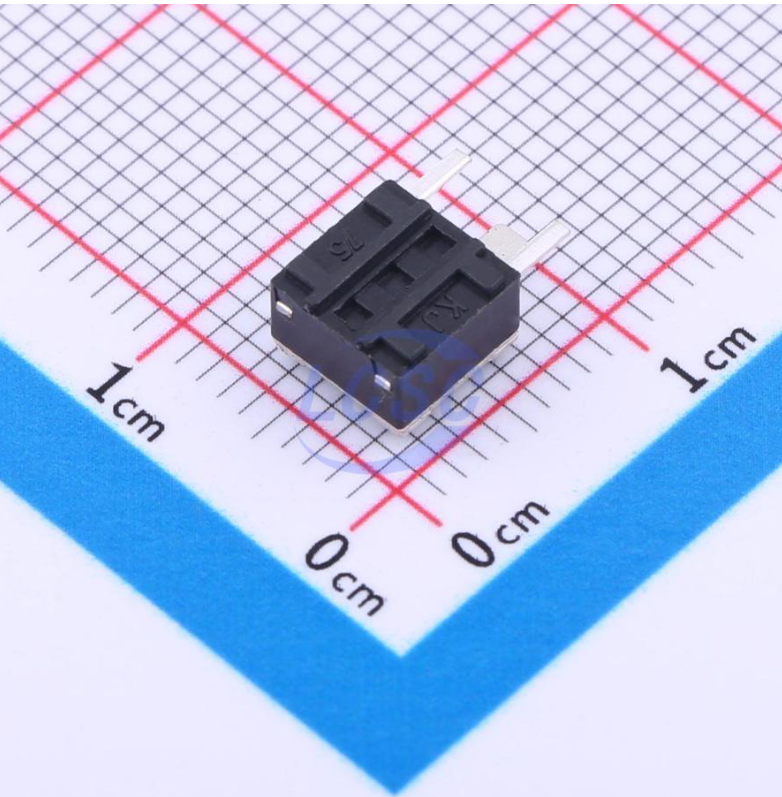 Tactile Switch GT-TC112E-H043-L1 6x4.3mm Round Button Direct Insert SPST Plugin