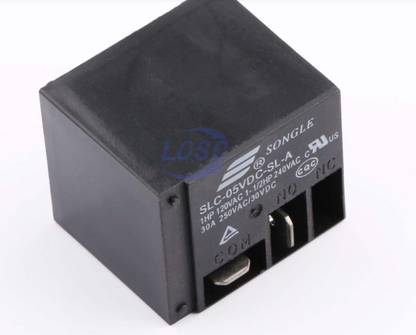 5V 30A BOX Relay SLC-05VDC-SL-A 1 Form A: 1A (SPST-NO) 4 LEG Songle Relay