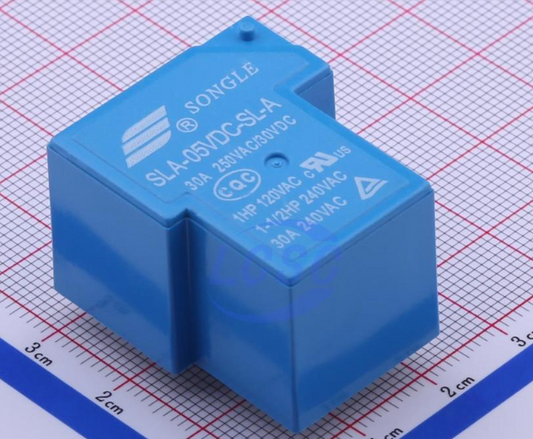 5V 30A T RELAY SLA-05VDC-SL-A 1 Form A: 1A (SPST-NO) 4PIN Songle Relay