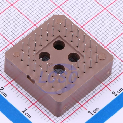44 PIN PLCC IC Socket DS1032-44SDNT1A CONNFLY Elec 1.27mm