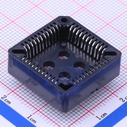 44 PIN PLCC IC Socket DS1032-44SDKT1A CONNFLY Elec 1.27mm