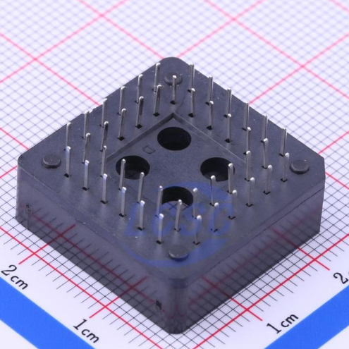 44 PIN PLCC IC Socket DS1032-44SDKT1A CONNFLY Elec 1.27mm