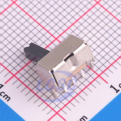 300mA Slide Switch Right Angle SPDT 8.7x4.7mm SK12D07VG6 SHOU HAN