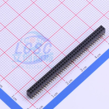 80PIN 1.27mm Pitch 2X40 SMD Female Header 2343U-240CNG1MNT01 HOAUC