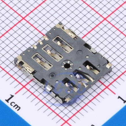 SIM303-GZ6P NANO SIM Card Connector SMD BXCONN