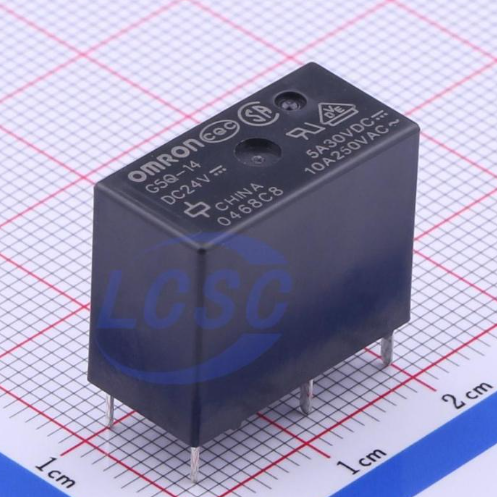 G5Q-14 DC24 24V 10A Relay SPDT 10x20mm OMRON