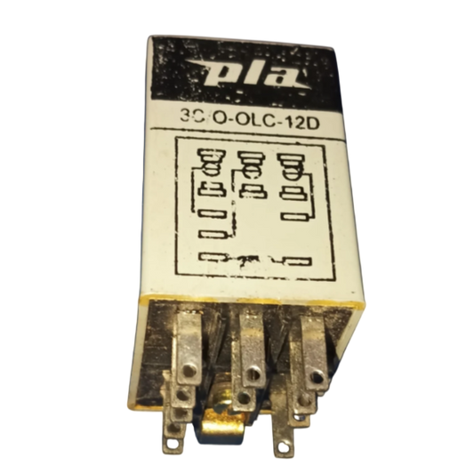 12V 10A Relay 11 PIN 3C/O-OLC-12D PLA 3c