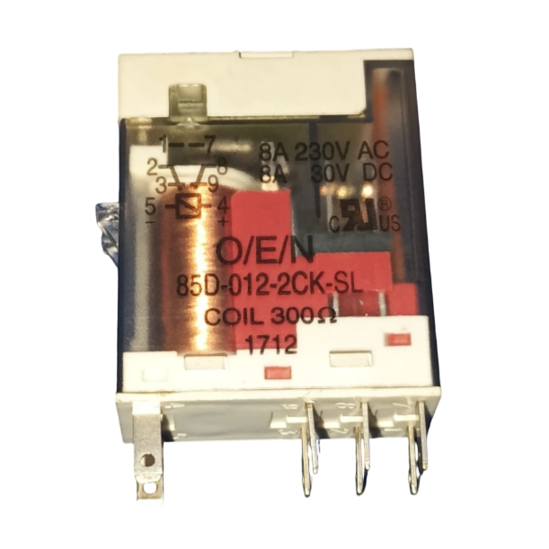 12VDC 8A RELAY DPDT 85D-012-2CK-SL OEN