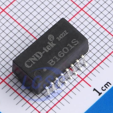B1601S SMD Single port Pulse Transformer 1:1 100 MSMD-16P 12.7*7mm 1.5kV CND-tek