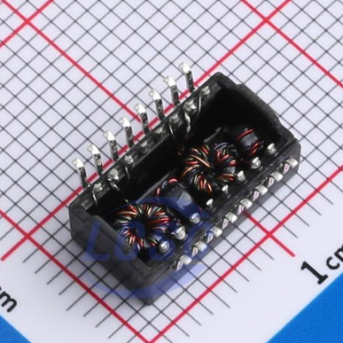 B1601S SMD Single port Pulse Transformer 1:1 100 MSMD-16P 12.7*7mm 1.5kV CND-tek