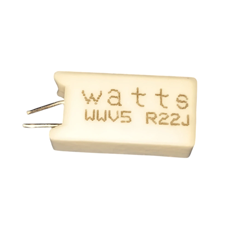 0.22 Ohm 5W WIRE WOUND RESISTOR R22J Vertical