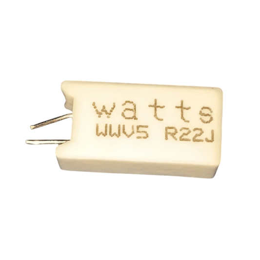 0.22 Ohm 5W WIRE WOUND RESISTOR R22J Vertical
