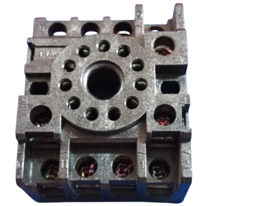 RS11E 11 Pin Relay Base For PLA MPC 3C series 11 Pin 12A RAIL MOUNT