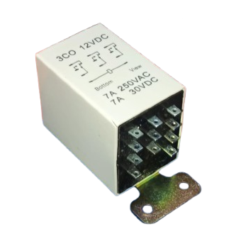 12V DC 7A Relay 11 PIN 250V AC 3CO KT216 KYOTA PLA