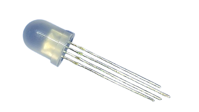 WS2812D-F8 8mm Addressable LED 2812 4 Leg Pixel Worldsemi