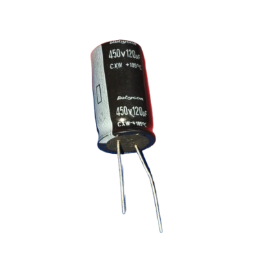 120uF 450V LEAD Electrolytic Capacitor Rubycon