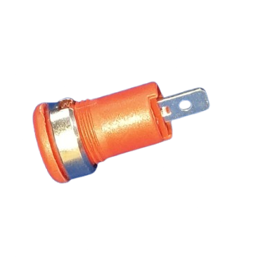 4MM FEMALE BANANA JACK RED 10A 250V BS-10 ELCOM