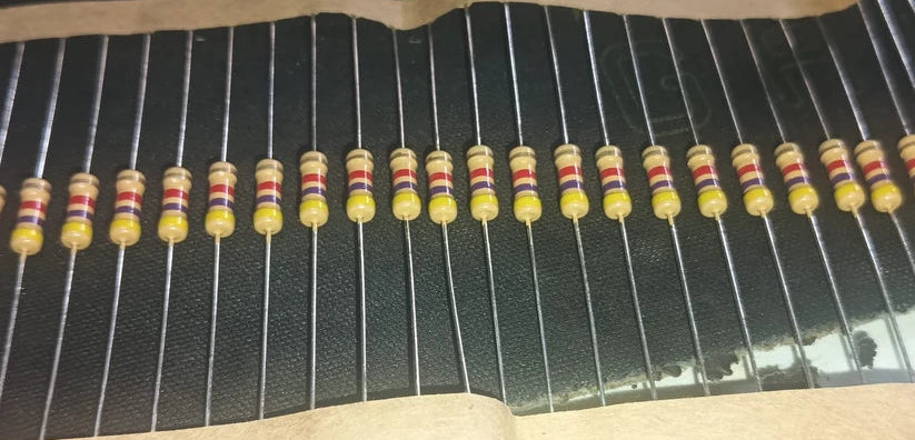 4.7K Ohm 0.5W AKG RESISTOR CFR 5% 4K7