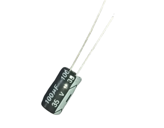 100uF 35v Electrolytic Capacitor 105C 6.3x12mm JWCO