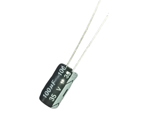 100uF 35v Electrolytic Capacitor 105C 6.3x12mm JWCO