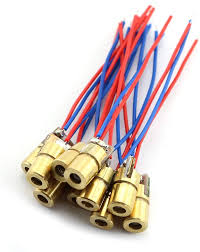 Laser diode single dot 650nm 6mm 3.3V DC 5mW Module