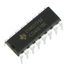 CD4051 IC  – 8-Channel Analog Multiplexer/Demultiplexer