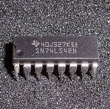 74 LS42 IC  BCD to Decimal Decoder DIP-14 74 LS 42 7442