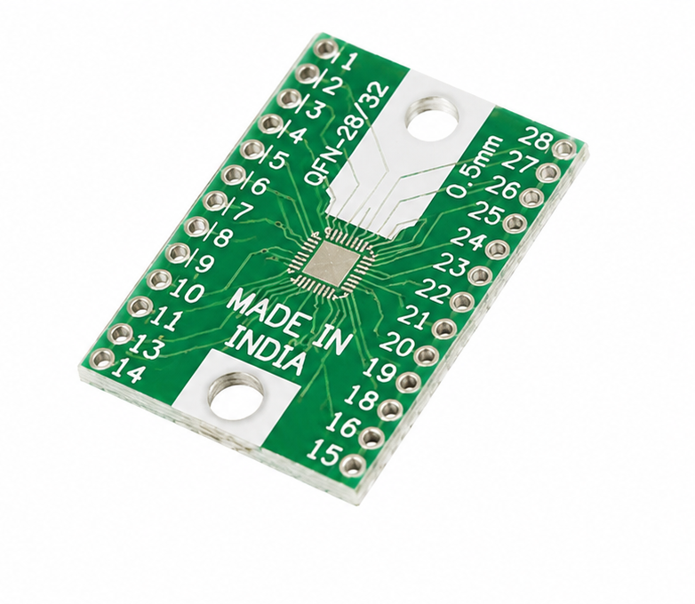 QFN-28 SMD TO DIP CONVERTER Breakout Board